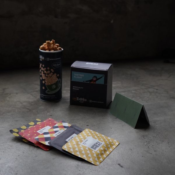 CHILLAX COLLECTION GIFT BOX (Drip Bag - Dark Roast 8 bags | Butter Caramel Popcorn 100g)