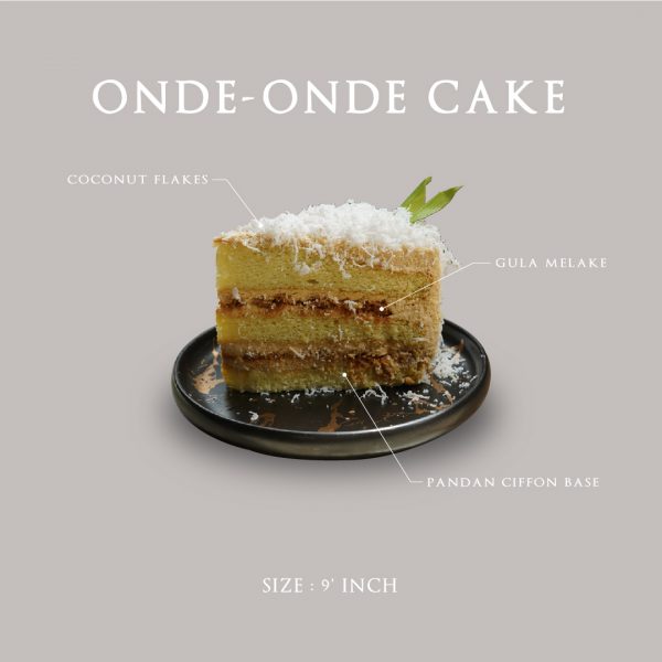 ONDE-ONDE CAKE - 9' INCH