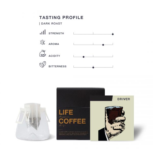DRIVER (Drip Bag - Dark Roast 10 bags)