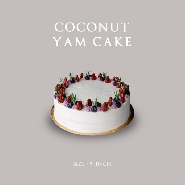 COCONUT YAM CAKE - 9' INCH